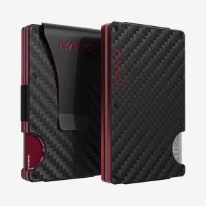 003 Money Clip Wallet (Stealth Black/Volcano Red) Today Only Discount