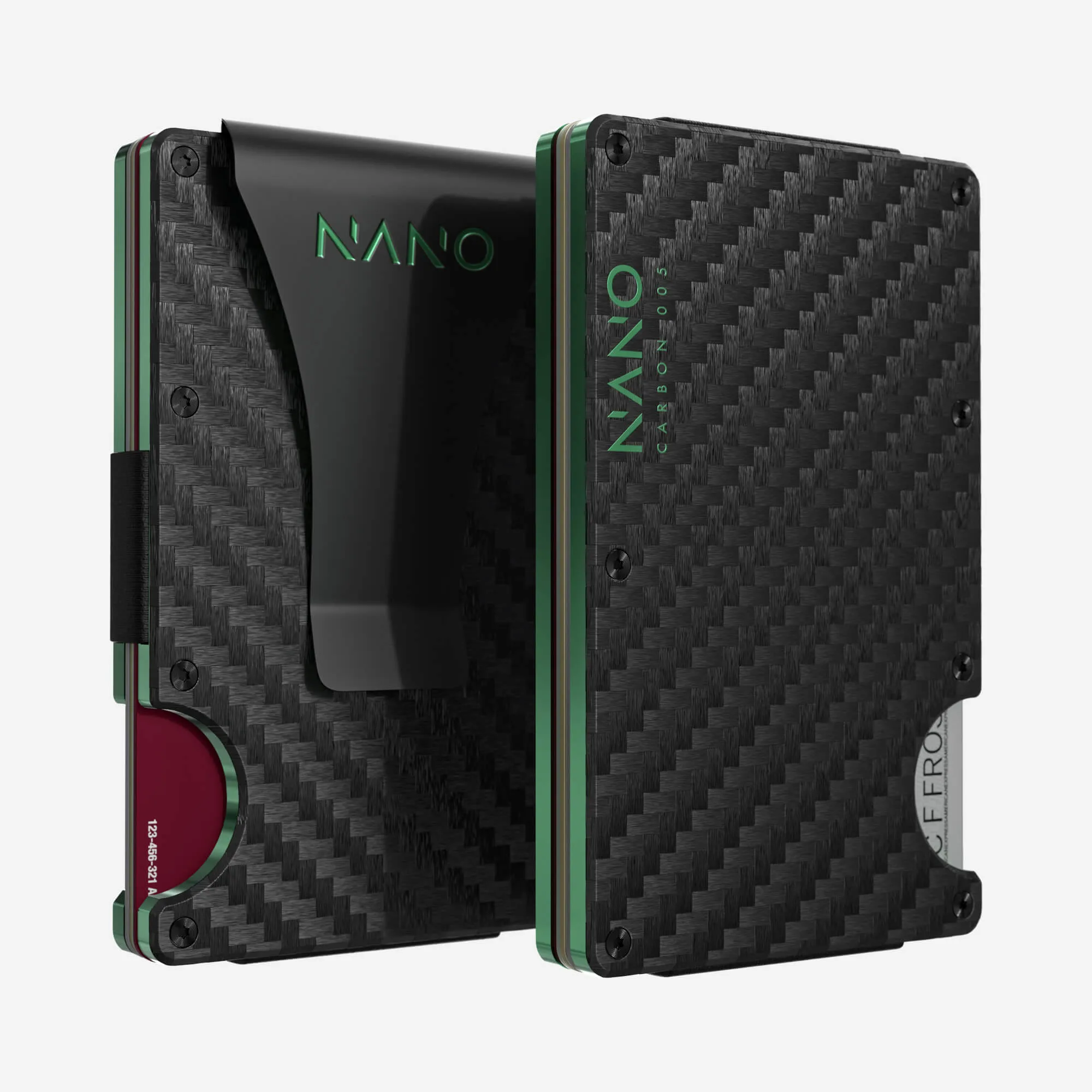 Grab It Before Gone 005 Money Clip Wallet (Stealth Black/Viper Green)