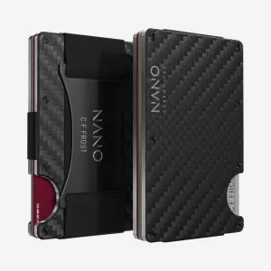 Best Seller Deal 006 Personalised Cash Strap Wallet (Stealth Black/Ghost Silver)