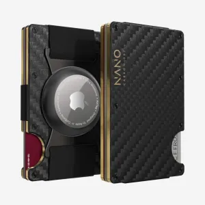 007 Airtag Cash Strap Wallet (Stealth Black/Spectre Gold) Flash Discount Today Shop Hot Deals