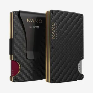 GiftWorthy Sale Best Seller Deal 007 Personalised Money Clip Wallet (Stealth Black/Spectre Gold)