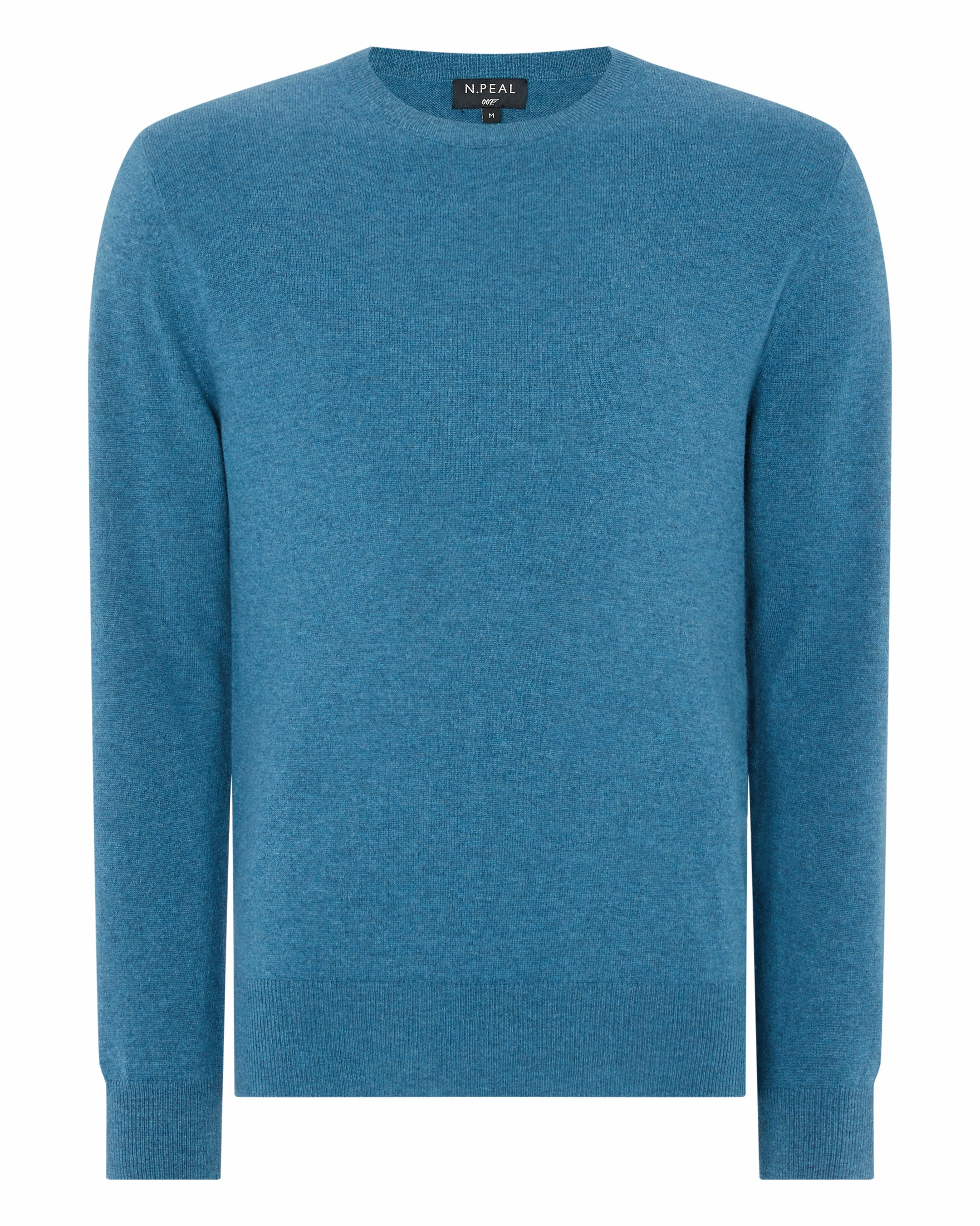 Biggest Savings Now 007 Crew Neck Cashmere Jumper Blue Wave