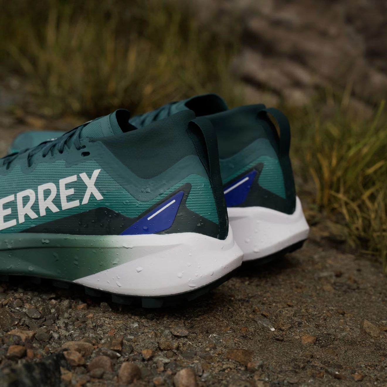 Adidas Terrex Agravic Gtx Trail Running Shoes Preloved Teal / Cloud White / Semi Lucid Blue Grab Your Deal Today