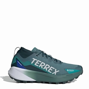 Adidas Terrex Agravic Gtx Trail Running Shoes Preloved Teal / Cloud White / Semi Lucid Blue Today Only Hot Pick Grab It Before Gone