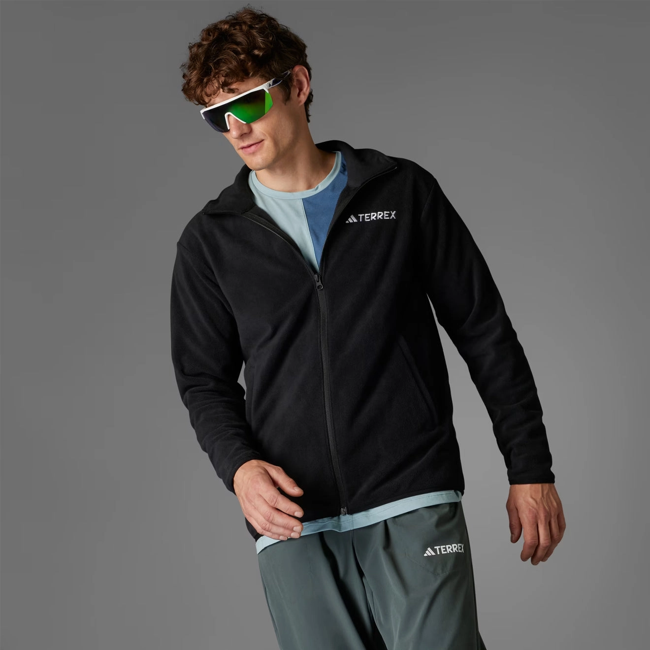 Best Seller Deal Adidas Terrex Multi Essentials Full-Zip Fleece Jacket Black