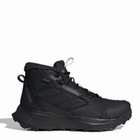 Deal Frenzy Today Adidas Terrex Winter Leather Mid Cut Boots Core Black / Core Black / Grey Four