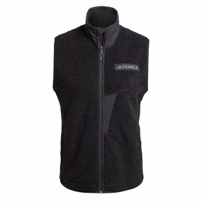 Adidas Terrex Womens Xploric High Pile Fleece Vest Black MustHave Deal