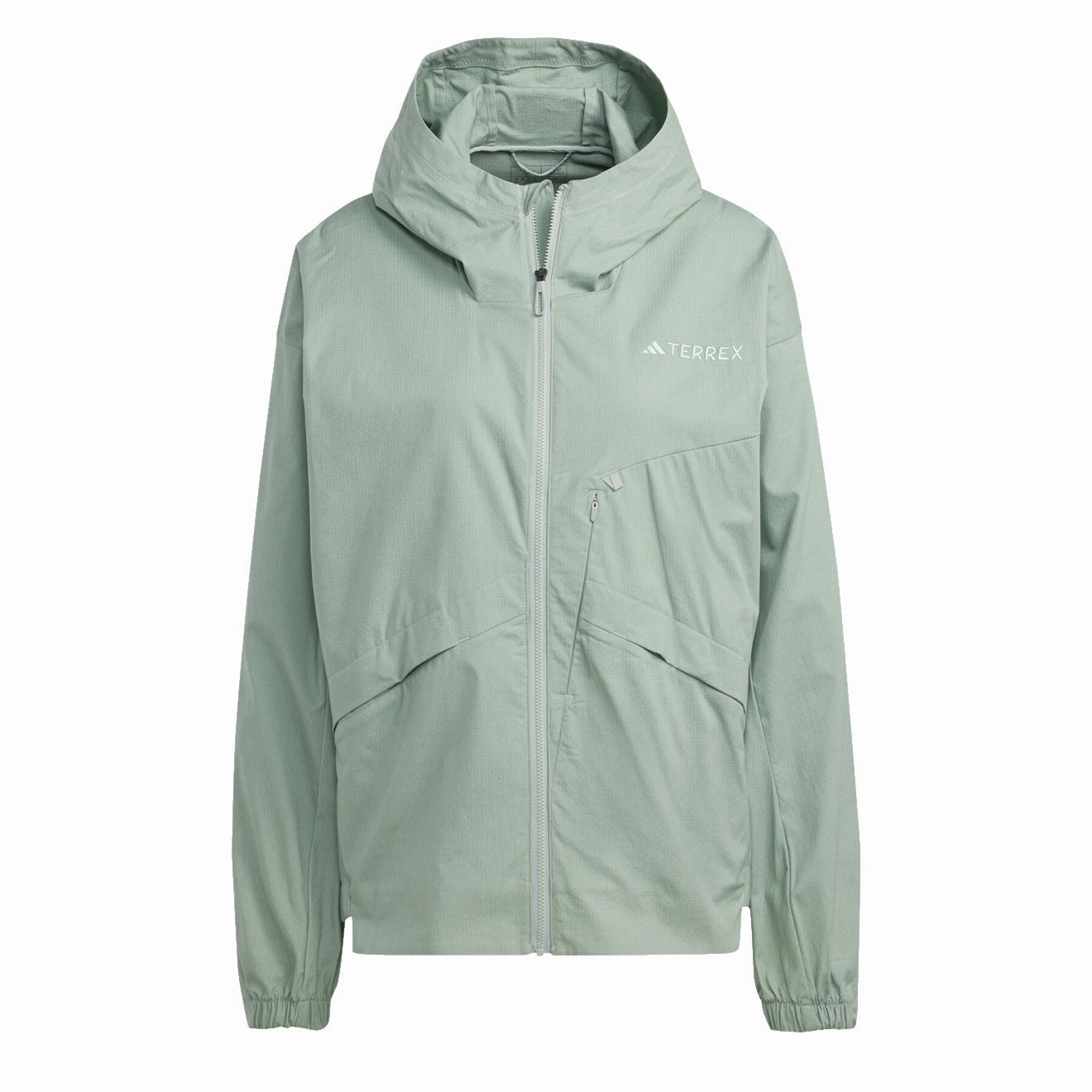 Best Deal Alert Adidas Terrex Womens Xploric Waterproof Jacket Silver Green