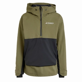 Dont Miss These Savings Adidas Terrex Xperior 2L Lined Rain.Rdy Anorak Olive Strata / Black