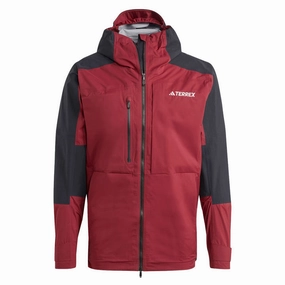 Shop Smart Deals Price Drop Alert Adidas Terrex Xploric Rain Hiking Jacket Shadow Red / Black