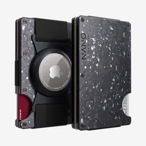 Airtag Cash Strap Wallet (Nero/Argento) EndofWeek Deals