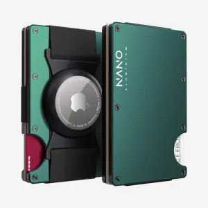 Steal the Deal Now Airtag Cash Strap Wallet (Racing Green)