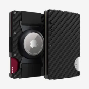 Big Price Drop Airtag Cash Strap Wallet (Stealth Black)