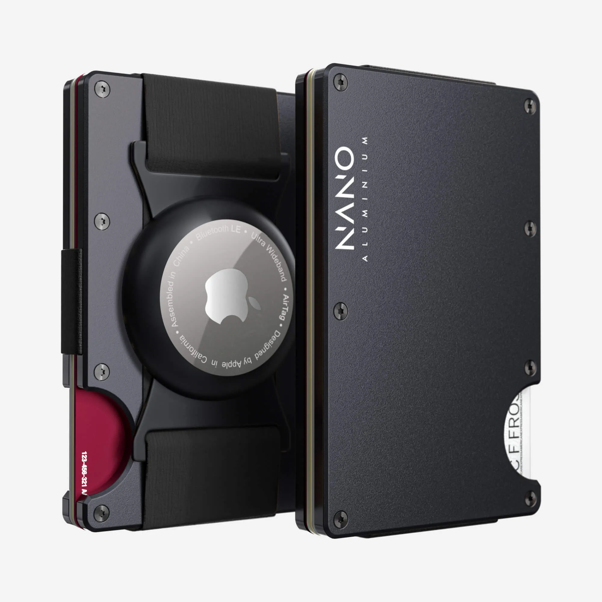 Airtag Cash Strap Wallet (Titan Gunmetal) Special Online Offer Gift Sale Event