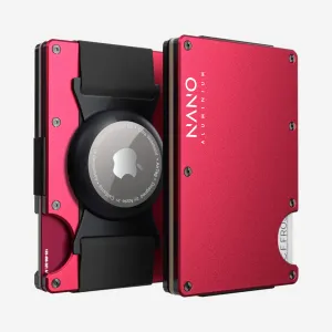 Airtag Cash Strap Wallet (Volcano Red) Today Only Hot Sale