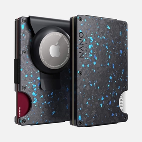 Airtag Money Clip Wallet (Nero/Azzuro) Special Surprise Sale
