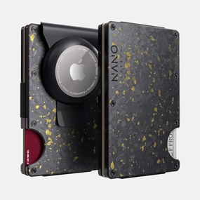 Price Drop Today Airtag Money Clip Wallet (Nero/Oro)