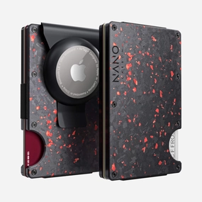 Airtag Money Clip Wallet (Nero/Rosso) Limited Time Hot Deal