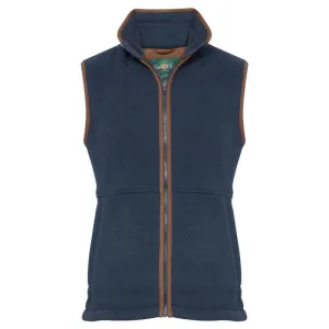 Alan Paine Aylsham Mens Fleece Waistcoat - Blue Steel Big Savings Today Dont Wait Save