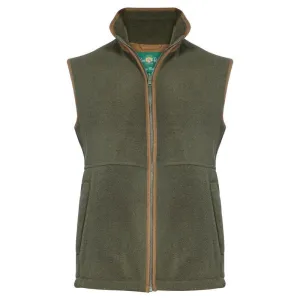 Alan Paine Aylsham Mens Fleece Waistcoat - Green MustHave Items Clearance Event
