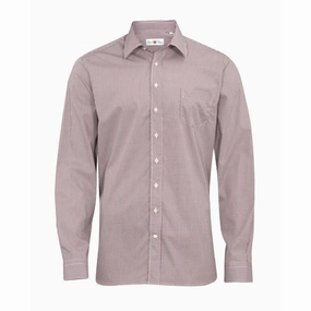Limited Time Sale Shop Hot Picks Alan Paine Dunsdale Mens Cotton Shirt - Mulberry Check
