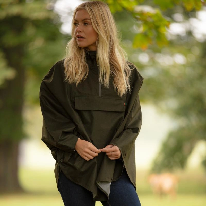 Hot Offer Inside Alan Paine Fernley Ladies Waterproof Cape - Woodland