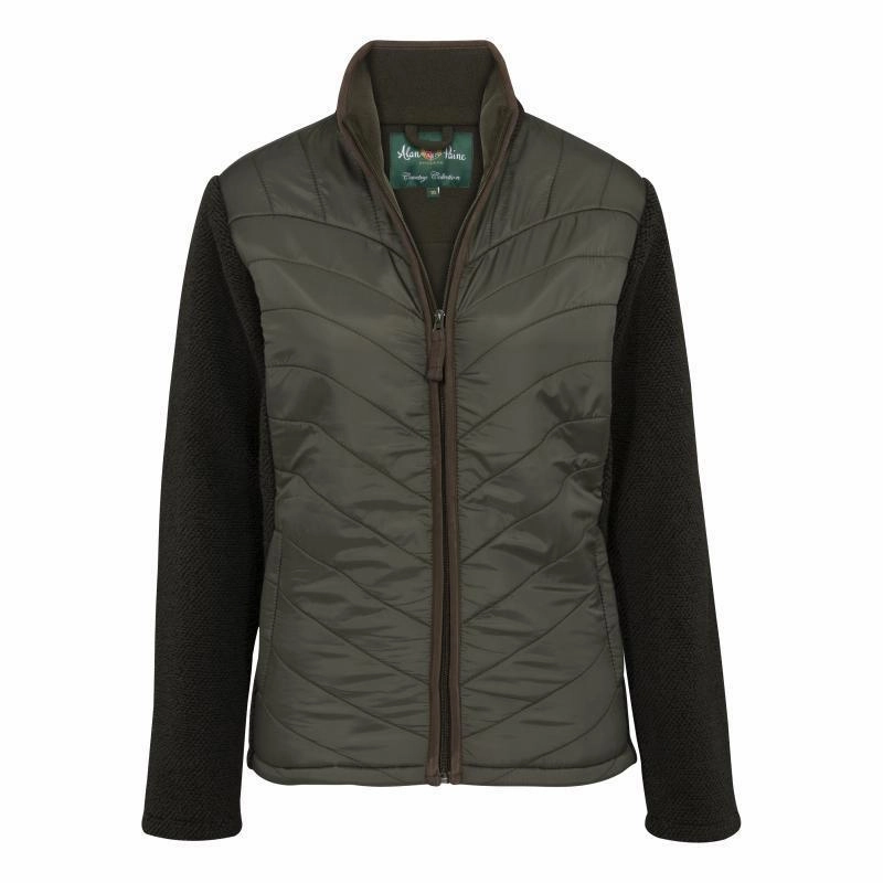 Exclusive Online Discount Alan Paine Highshore Ladies Quilted Jacket - Dark Olive