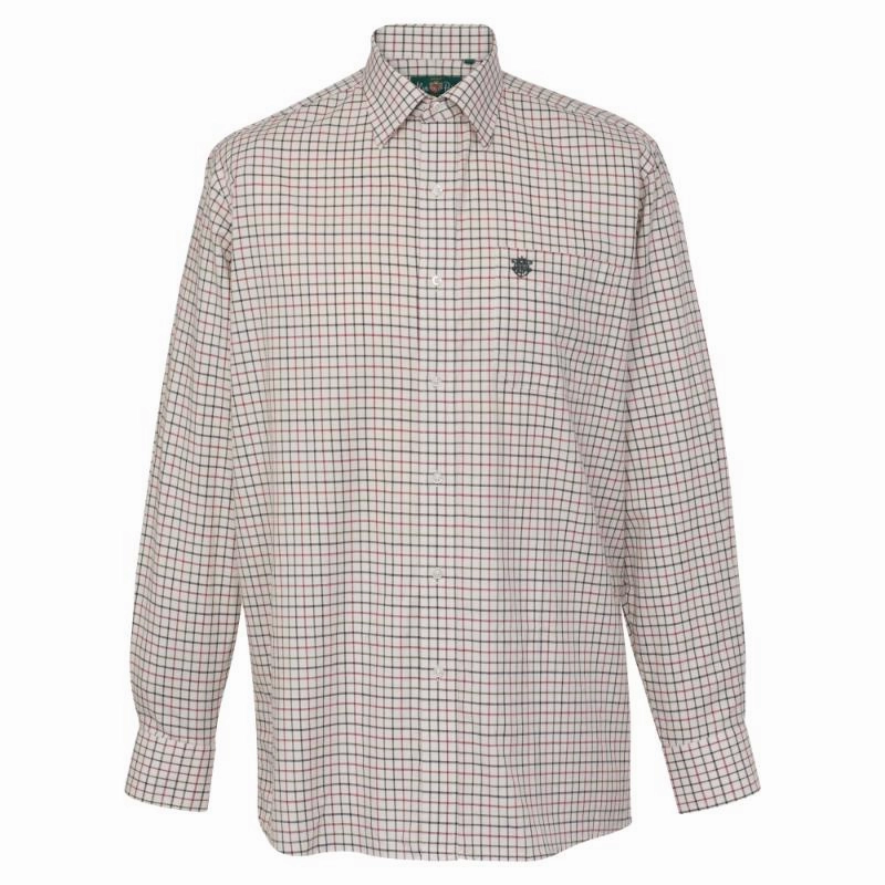 Gift Ideas Galore Alan Paine Ilkey Shooting Fit Mens Shirt - Red