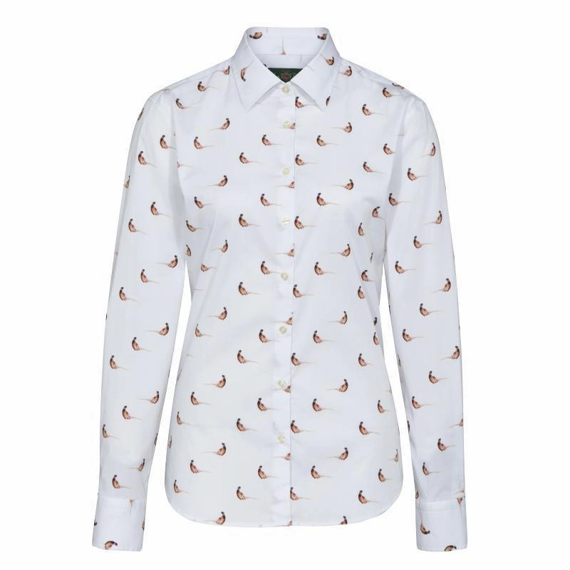 Alan Paine Lawen Ladies Shirt - Pheasant Print Online Deal Frenzy Special Surprise Sale