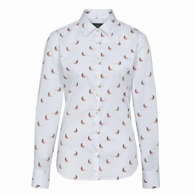Alan Paine Lawen Ladies Shirt - Pheasant Print Online Deal Frenzy Special Surprise Sale