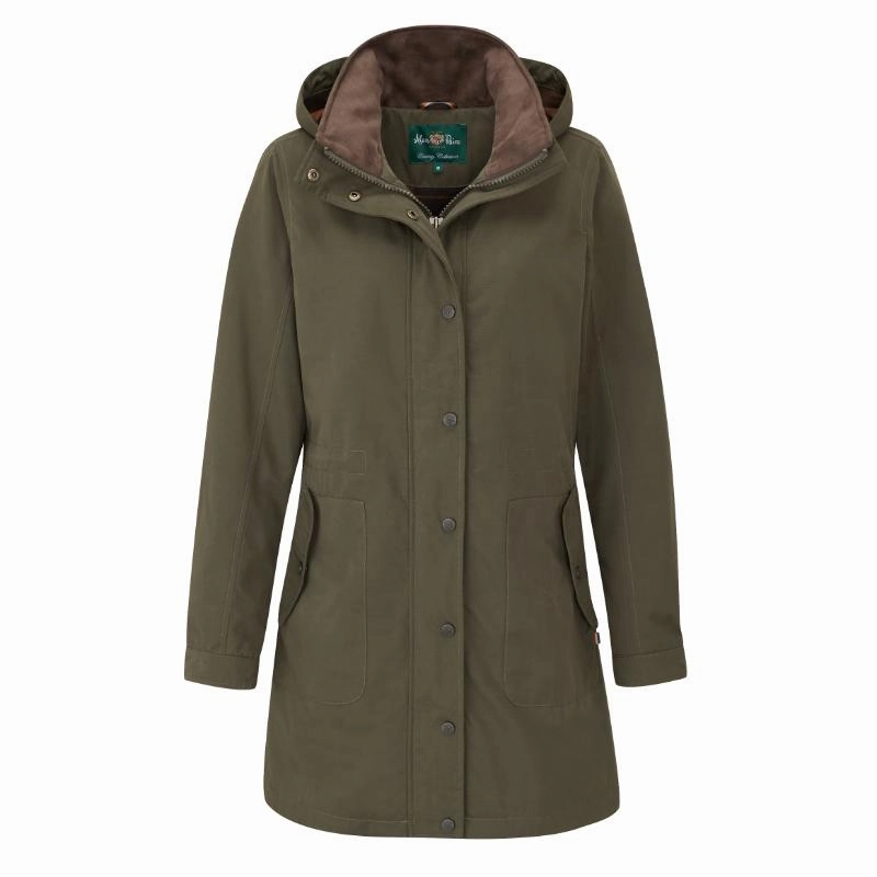 Alan Paine Milwood Waterproof Ladies Jacket - Olive Shop Todays Picks Grab Your Deal Today