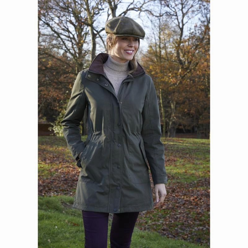 Alan Paine Milwood Waterproof Ladies Jacket - Olive Clearance Alert Now Save Today Only