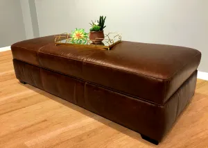 American Classics Leather - 550 Restoration - Bench Ottoman with Storage