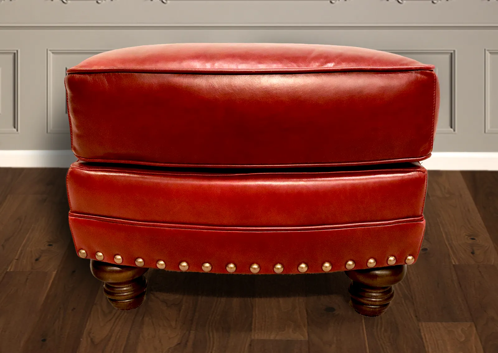 American Classics Leather - 881 Reagan - Ottoman