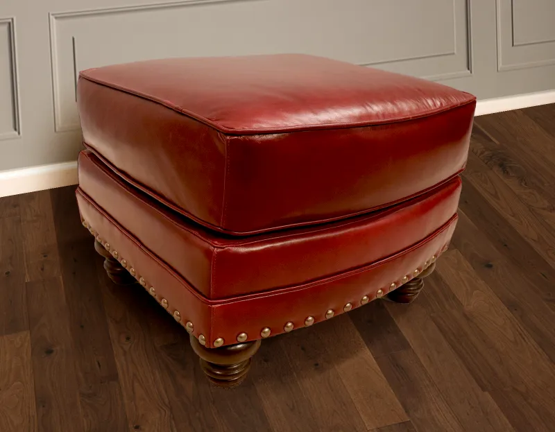 American Classics Leather - 881 Reagan - Ottoman