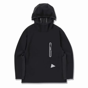 And Wander Cool Touch Pocket Hoodie Black Mega Savings Now