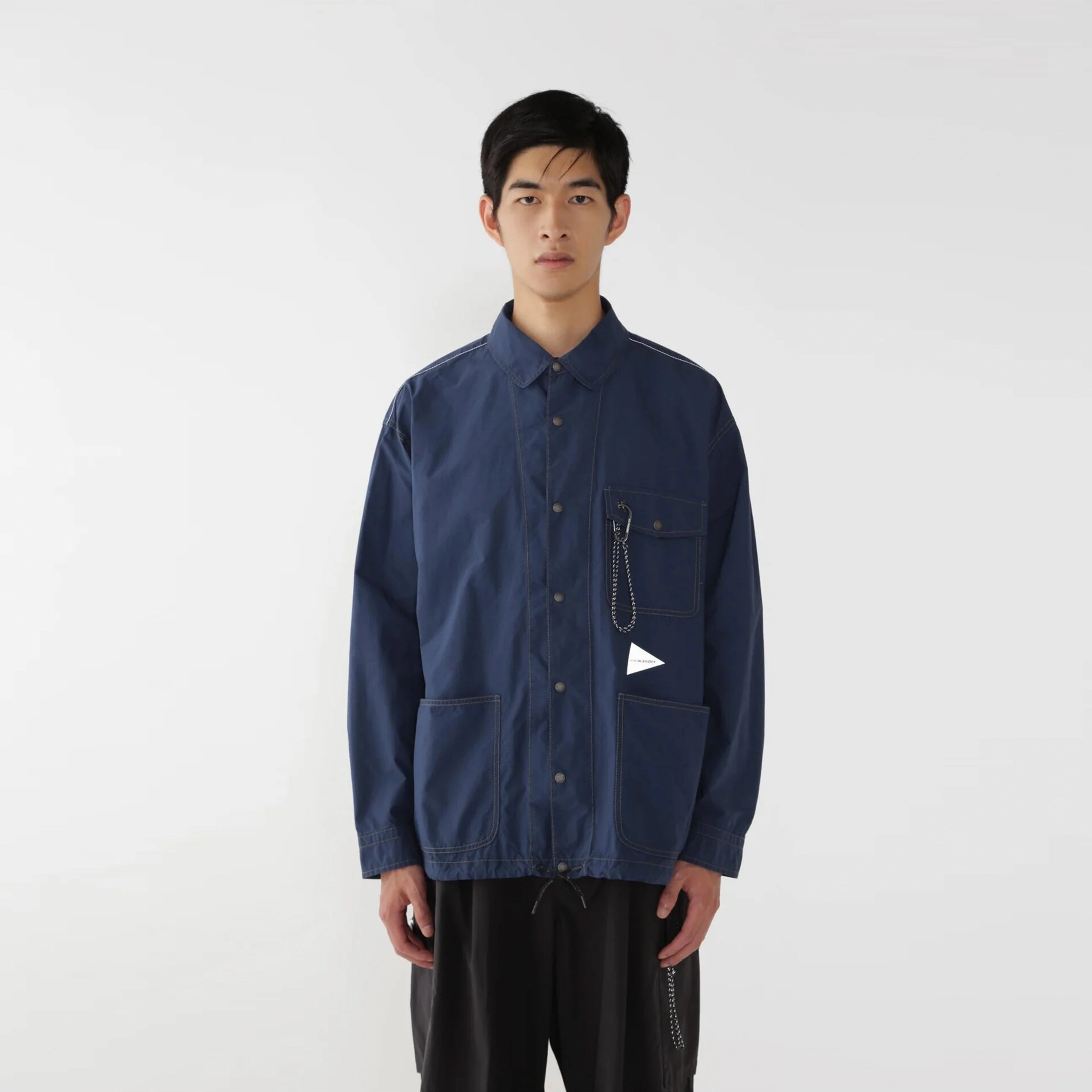 Save Today Event And Wander Cordura Cotton Rip Shirt Jacket Blue