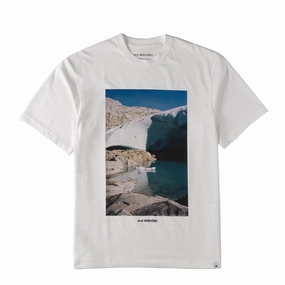 And Wander Gracier Printed T-Shirt White Dont Miss Hot Deals Today Only Discount