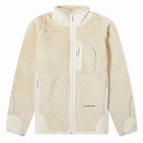 And Wander High Loft Fleece Jacket Off White Save Today Event Shop Grab Now