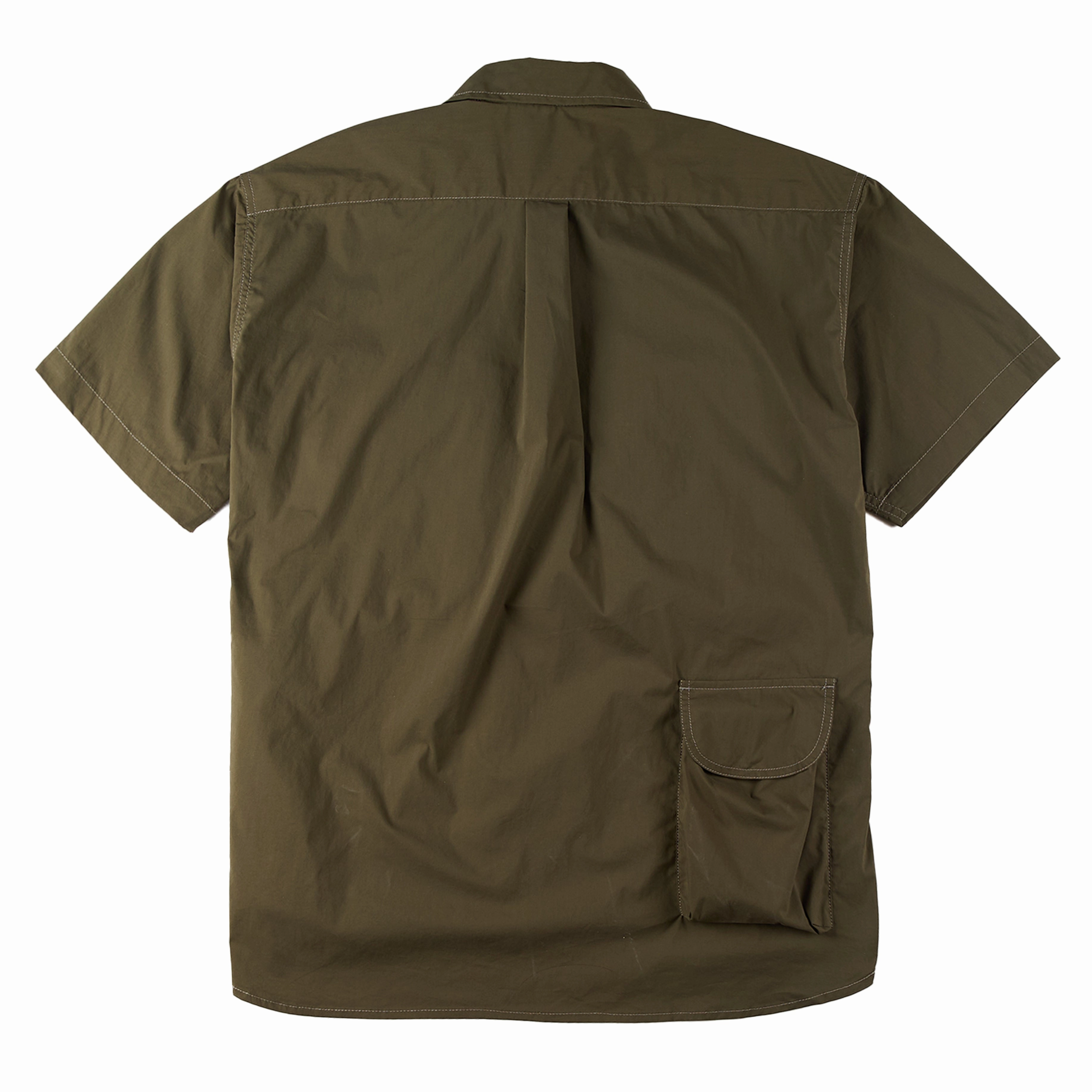 Save More Online Trendy Picks Today And Wander Multi Pocket S/S Shirt Khaki