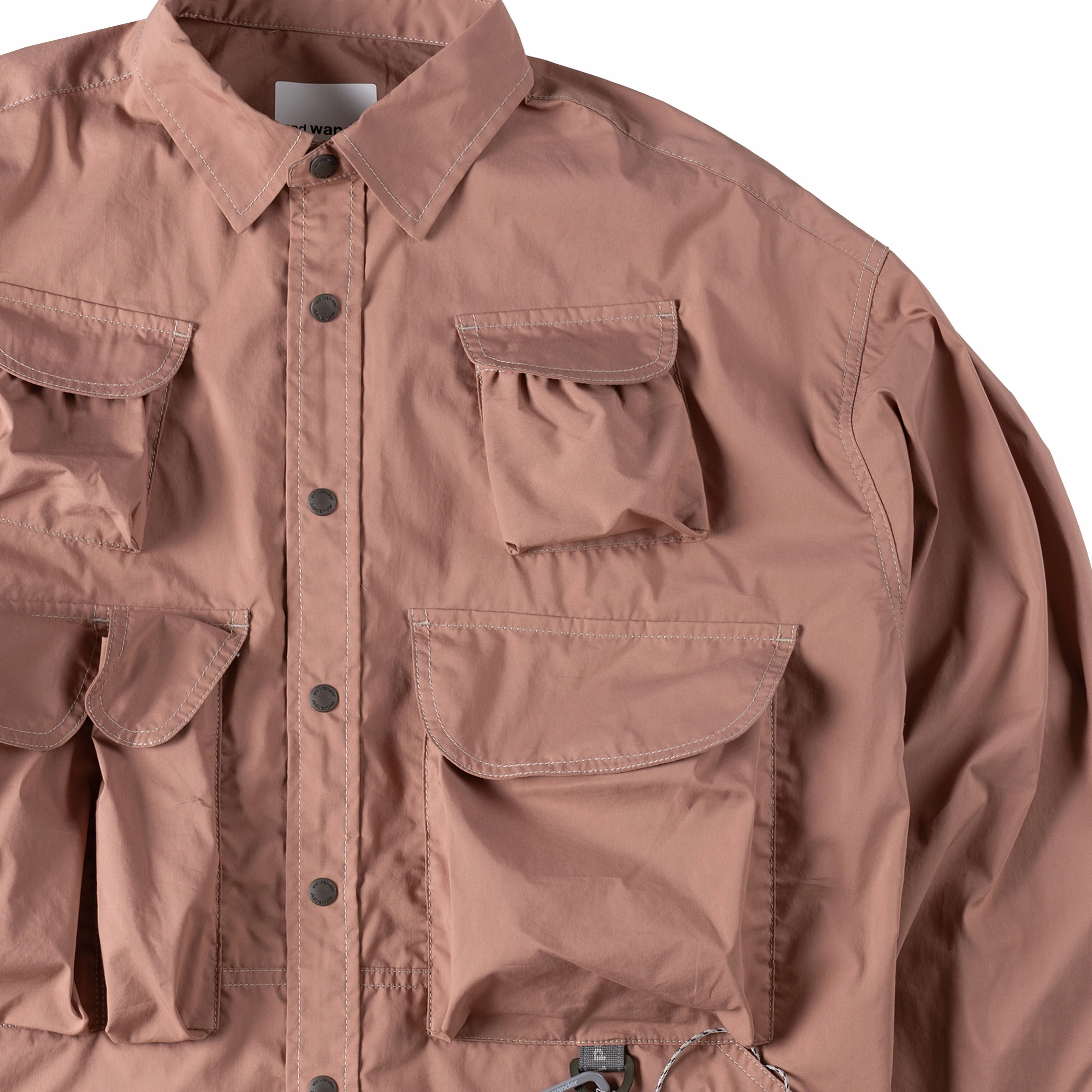 And Wander Multi Pocket Shirt Pink Grab It Before Gone Trending Now Offer
