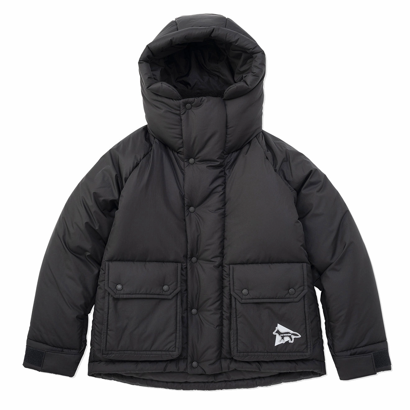 And Wander X Maison Kitsune Insulation Jacket Black Special Steal Event