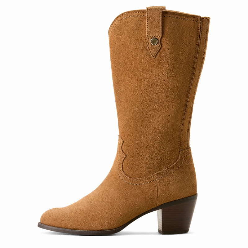 Unmissable Deal Today Big Hot Sale Ariat Addison Ladies Boot - Carmel Suede