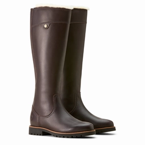 Trending Offer Today Weekend Sale Special Ariat Arlington Sherpa Waterproof Ladies Boot - Espresso