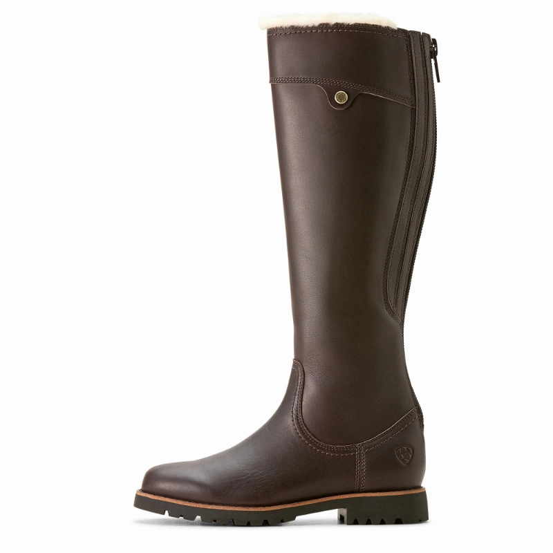 Clearance Sale Ariat Arlington Sherpa Waterproof Ladies Boot - Espresso