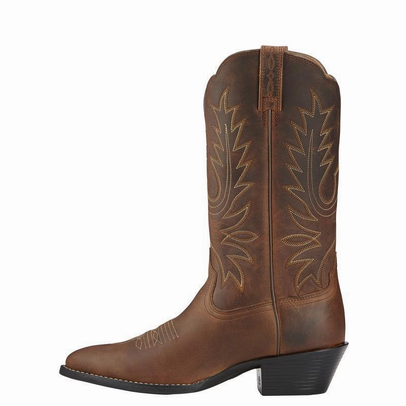 Ariat Heritage Western R Toe Ladies Boot - Distressed Brown Limited Time Hot Deal