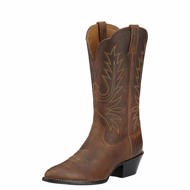 Steal the Deal Now Hot Pick Online Ariat Heritage Western R Toe Ladies Boot - Distressed Brown