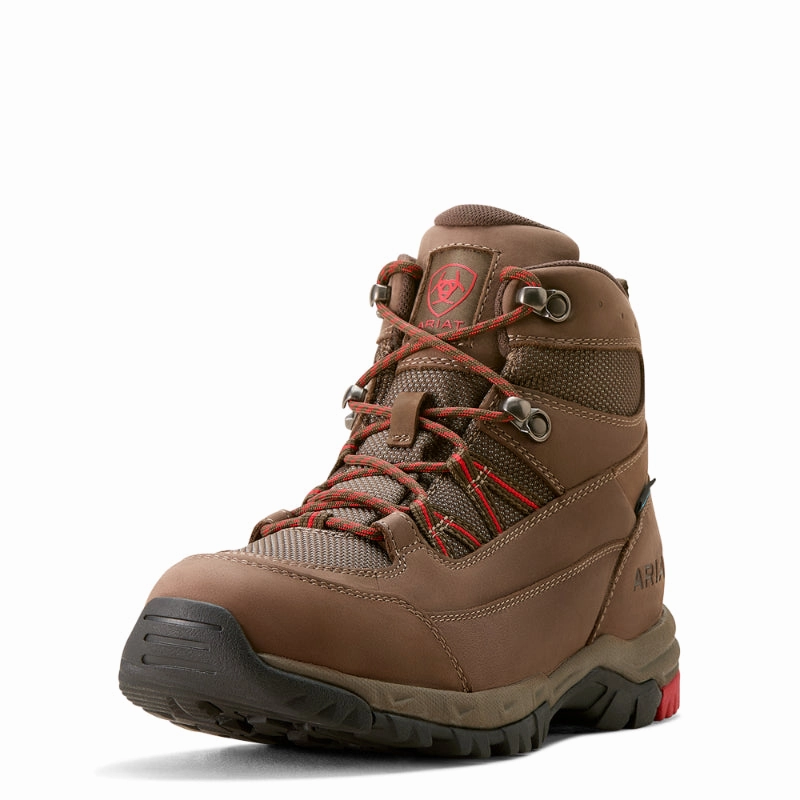 Big Savings Alert Hot Sale Alert Ariat Skyline Summit H2O Mens Waterproof Boot - Bitter Brown/Red