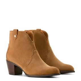MustHave Gift Ideas Ariat Tilbury Ladies Ankle Boot - Carmel Suede