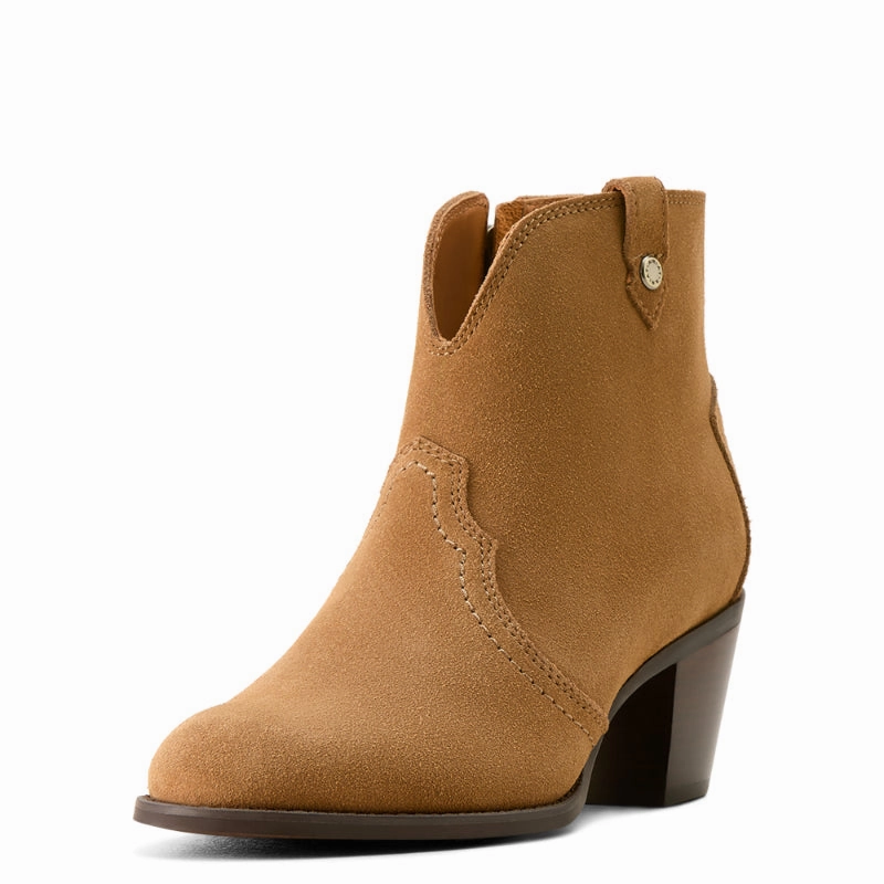 Ariat Tilbury Ladies Ankle Boot - Carmel Suede Surprise Offer Now Steal Todays Offer